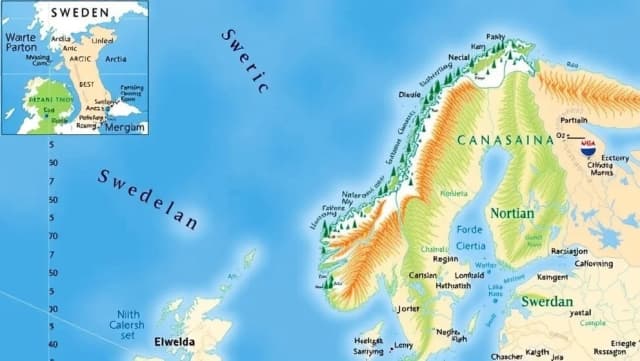 Hur långt är Sverige från norr till söder