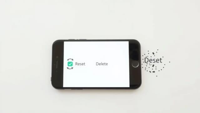 Skillnad på nollställ och radera allt innehåll