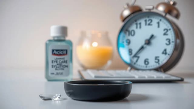 Vad händer när man sover med linser